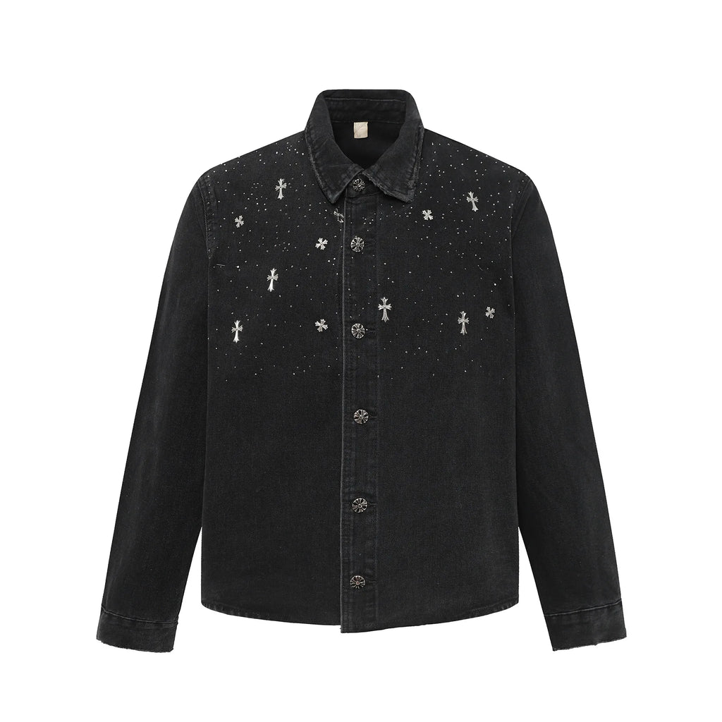THE STARRY CROSS DENIM JACKET