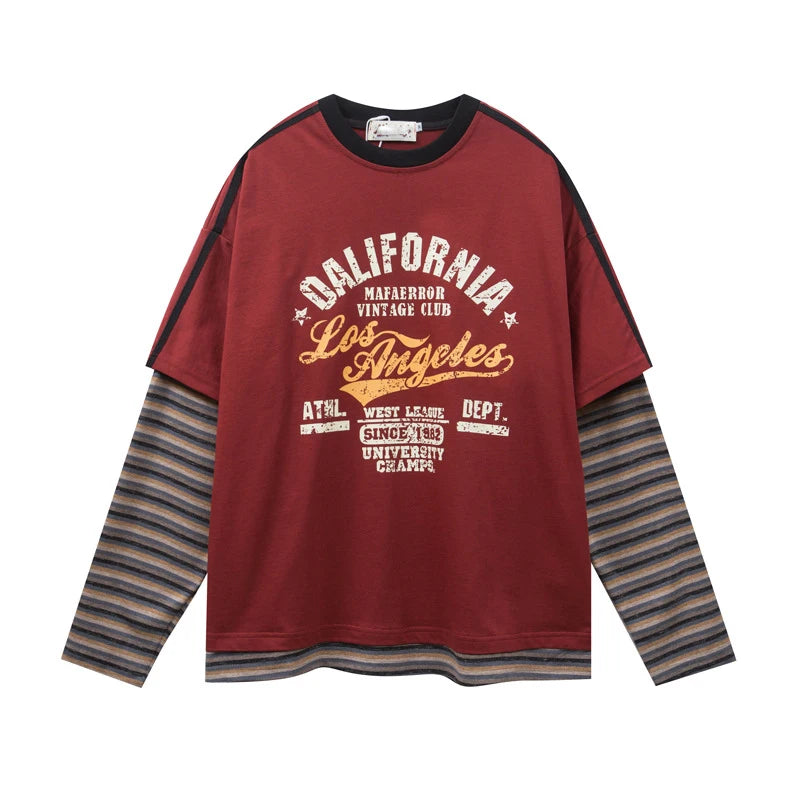 STRIPECRAFT PATCHWORK STREETWEAR SHIRT