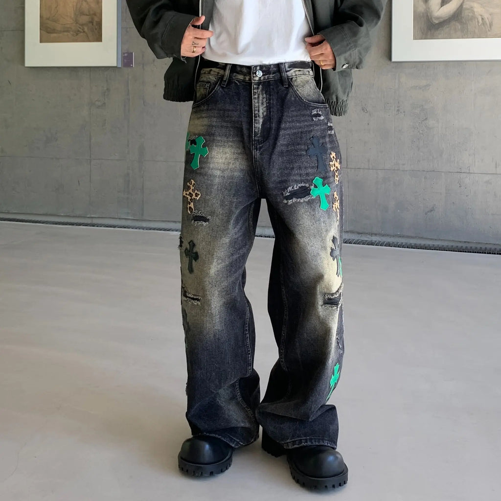 THE NOXIS CROSS-STITCH STREETWEAR DENIM