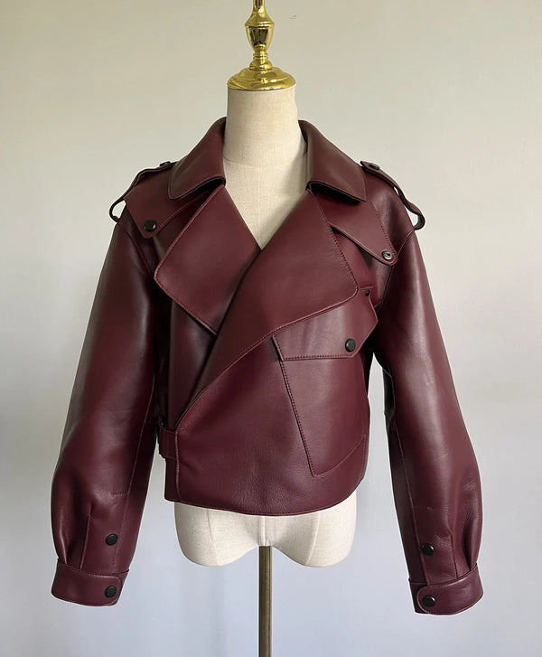 THE VALENCIA BOMBER LEATHER JACKET