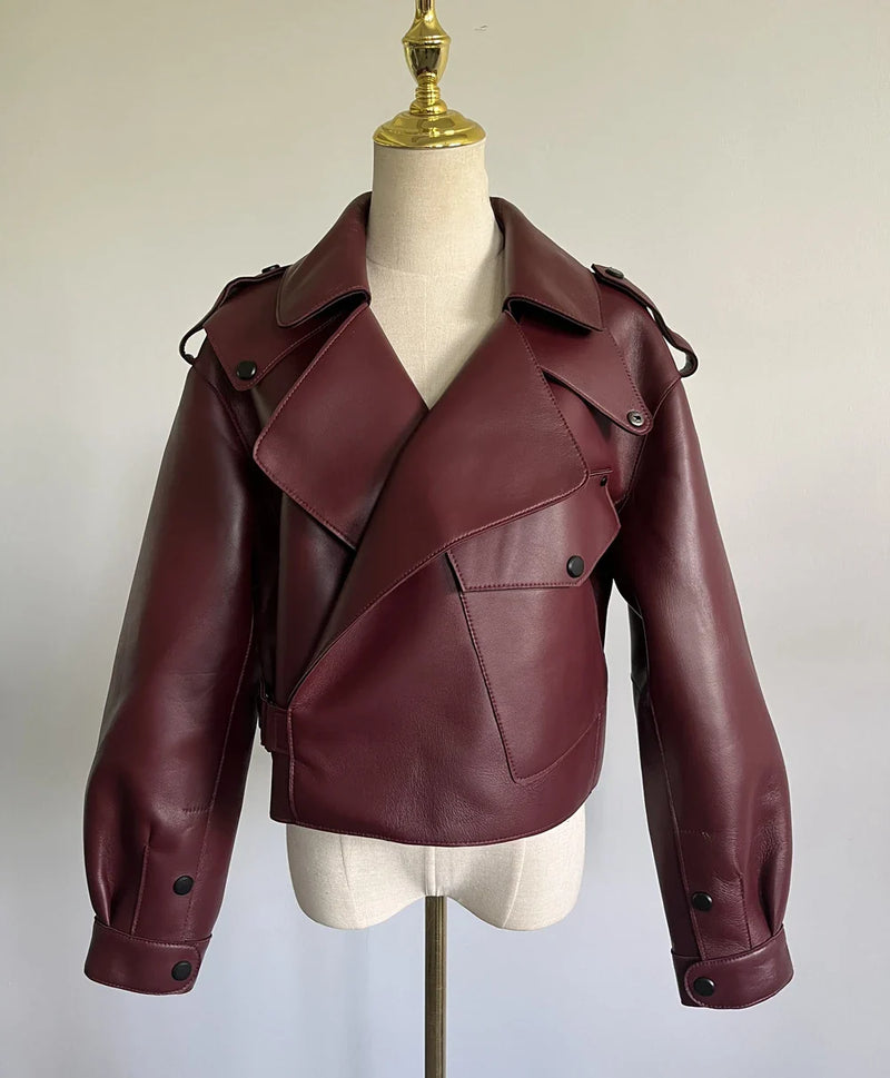 THE VALENCIA BOMBER LEATHER JACKET
