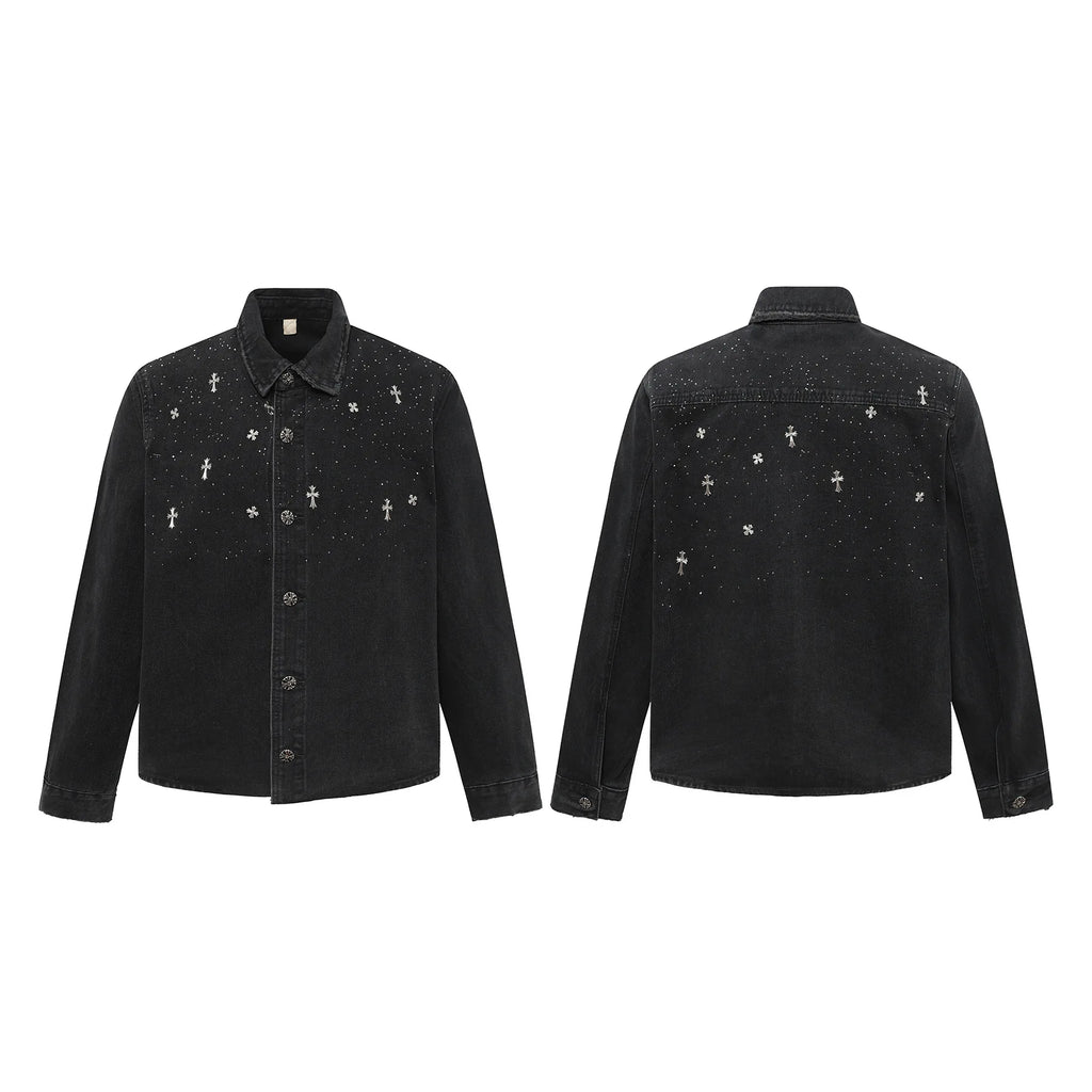 THE STARRY CROSS DENIM JACKET