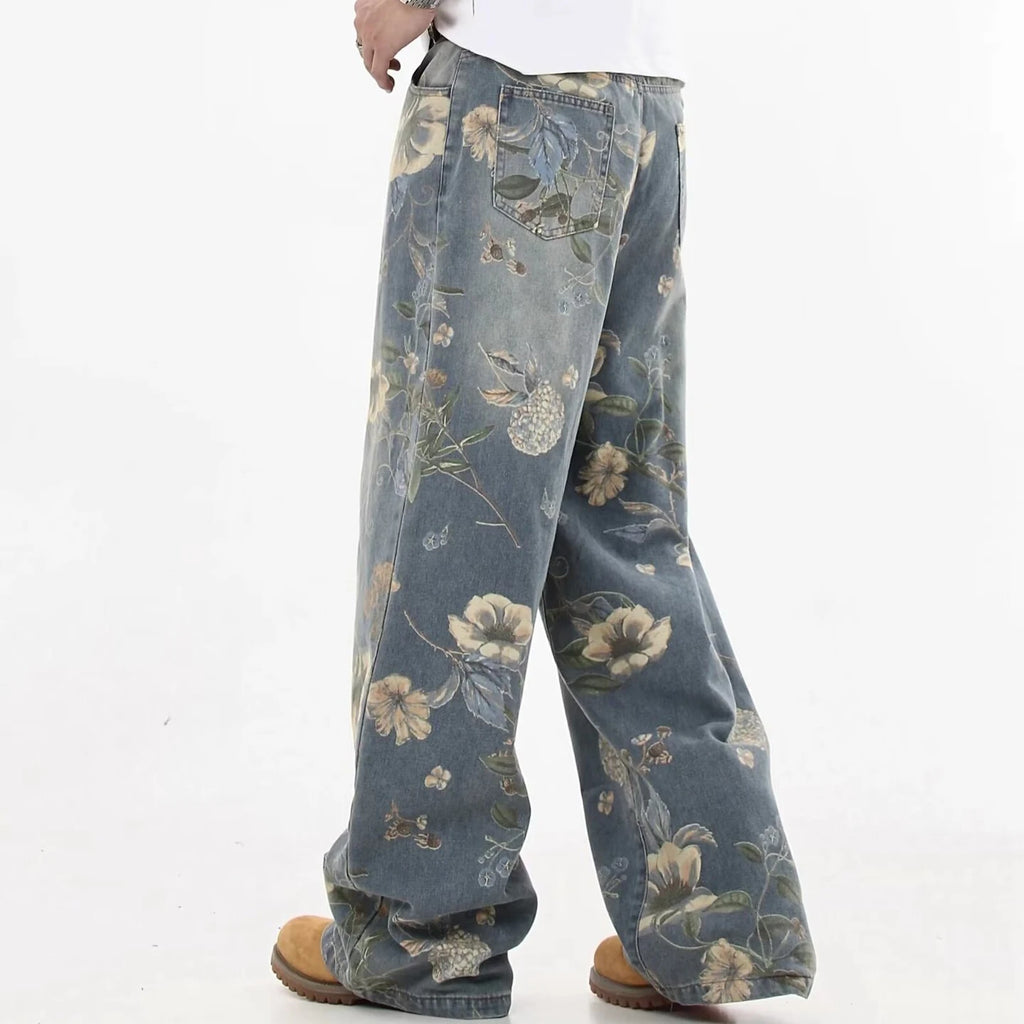 THE AZURE BLOOM STREETWEAR JEANS