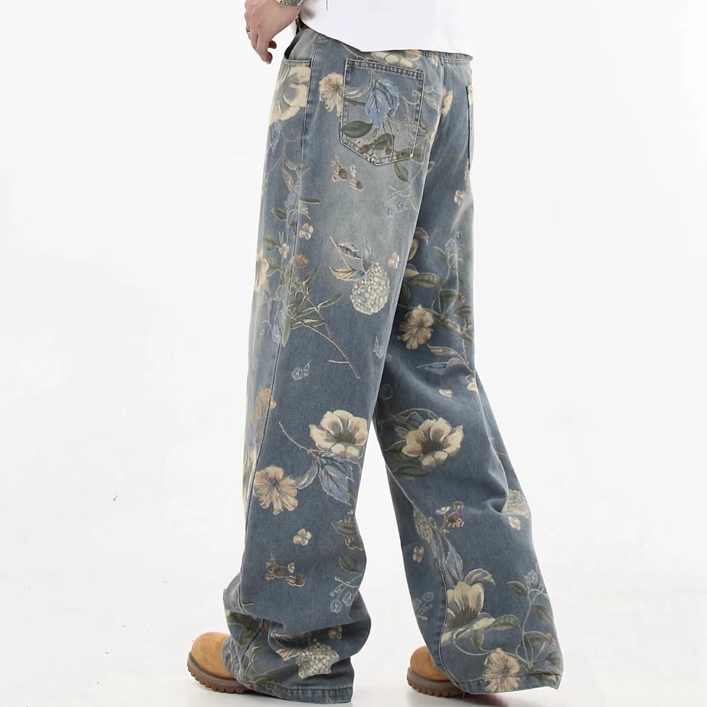 THE AZURE BLOOM STREETWEAR JEANS