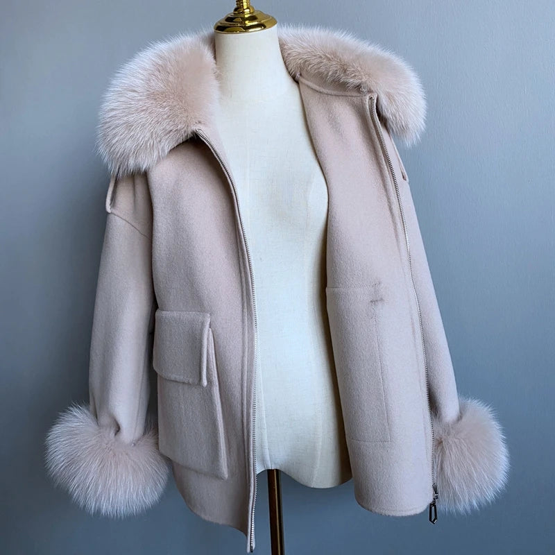 THE EVALENE CASHMERE WOOL FUR