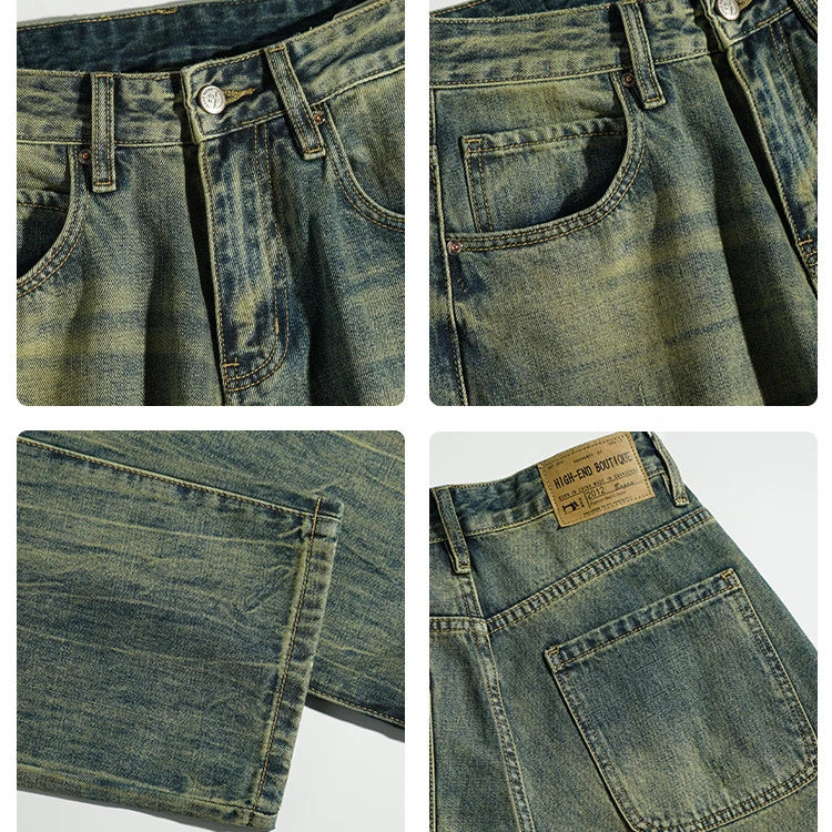 NEW AMERICAN RETRO DENIM JEANS