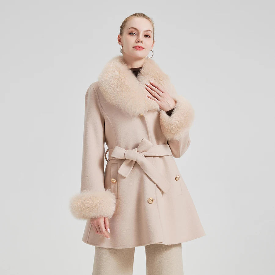 THE ELARA CASHMERE WOOL COAT
