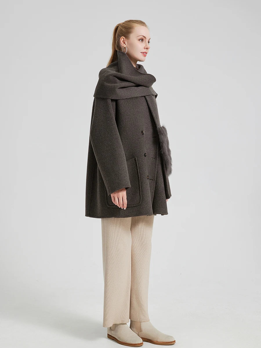 THE SEROVA CASHMERE WOOL COAT