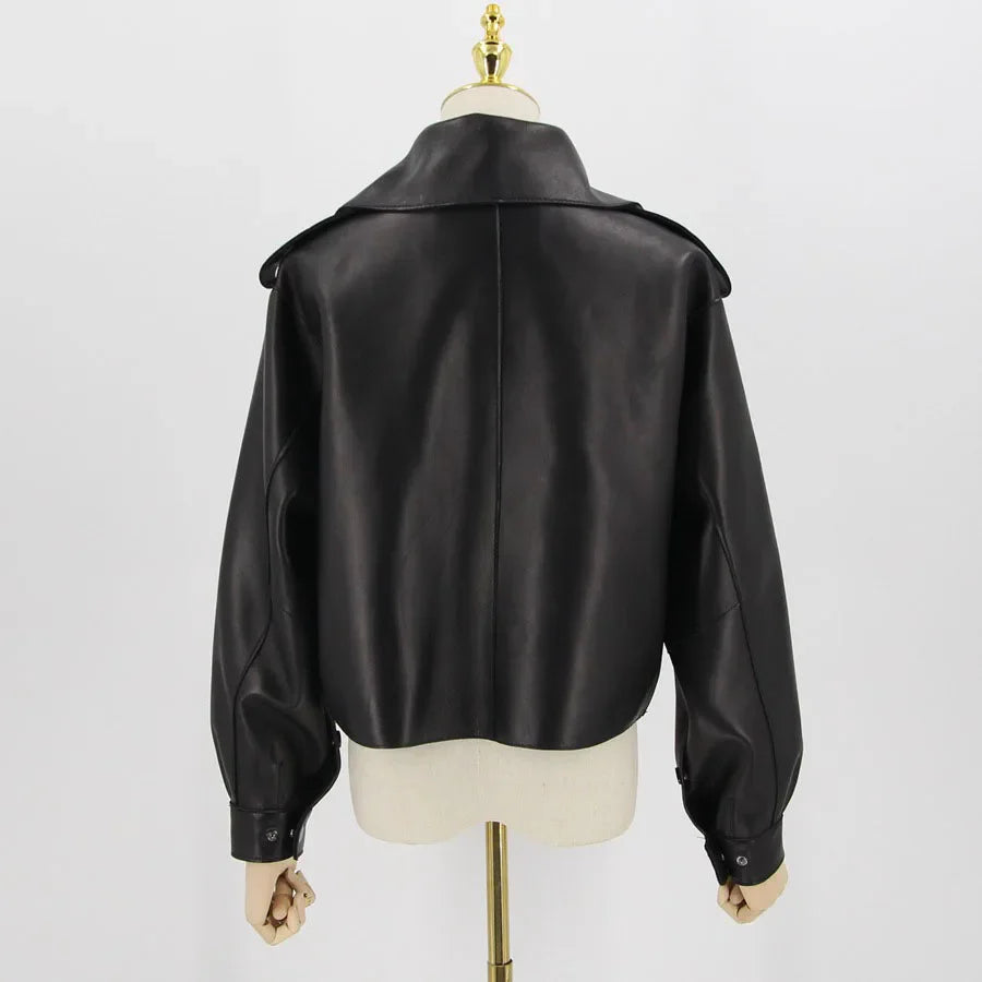THE VALENCIA BOMBER LEATHER JACKET