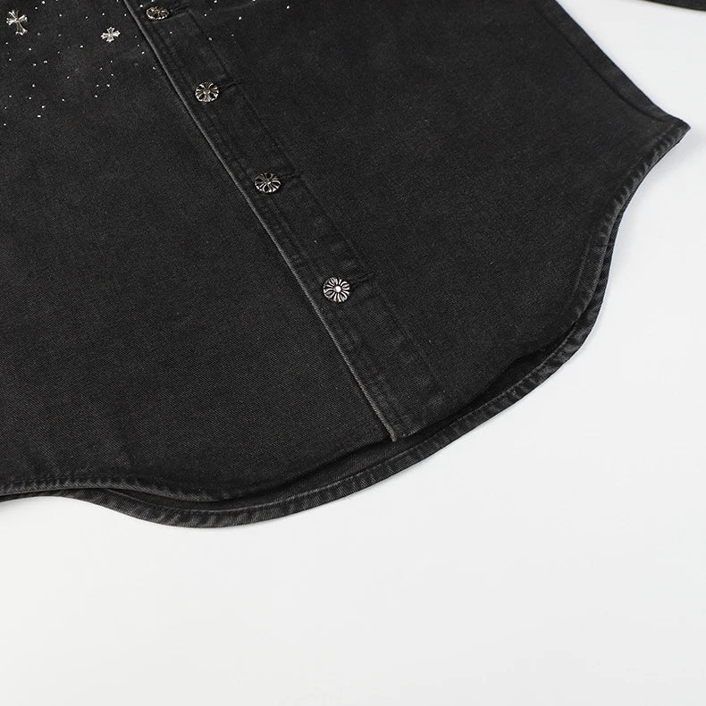 THE STARRY CROSS DENIM JACKET