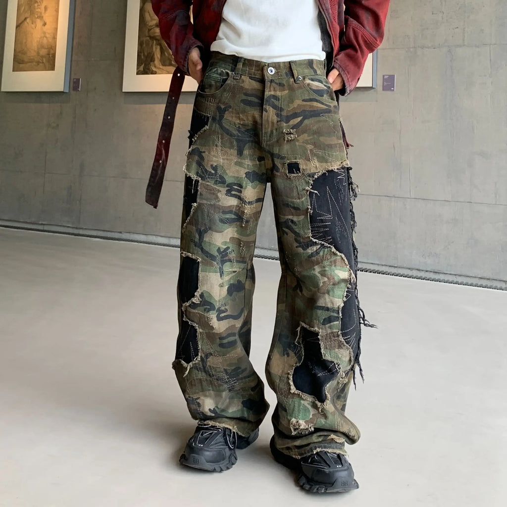 THE HAVOC CAMO PATCHWORK DENIM