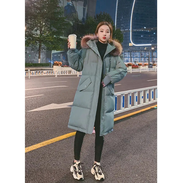 THE VEONA WOMEN'S LONG PARKA JACKET