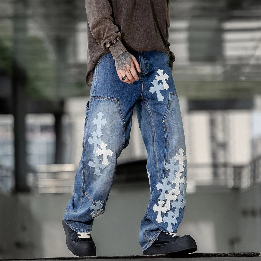 THE ASTOR CROSS-STITCH DENIM