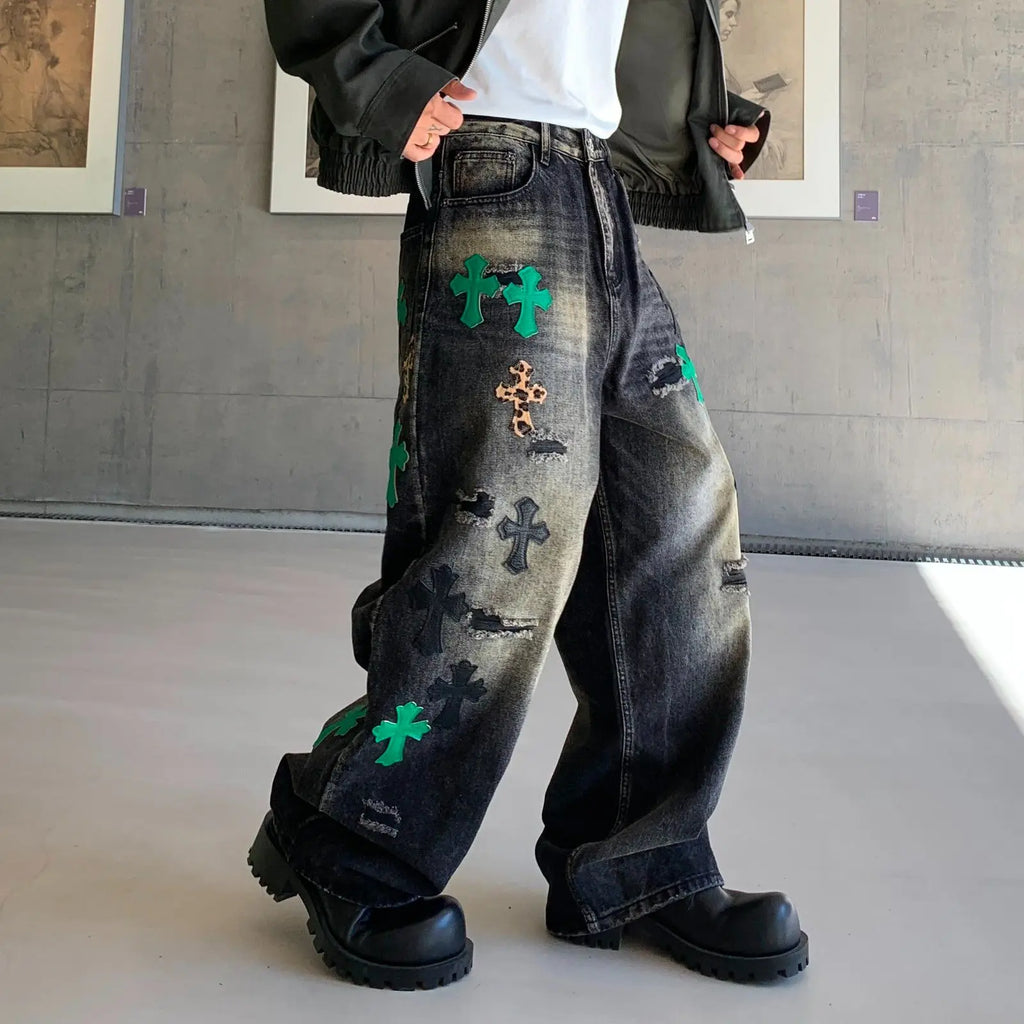 THE NOXIS CROSS-STITCH STREETWEAR DENIM