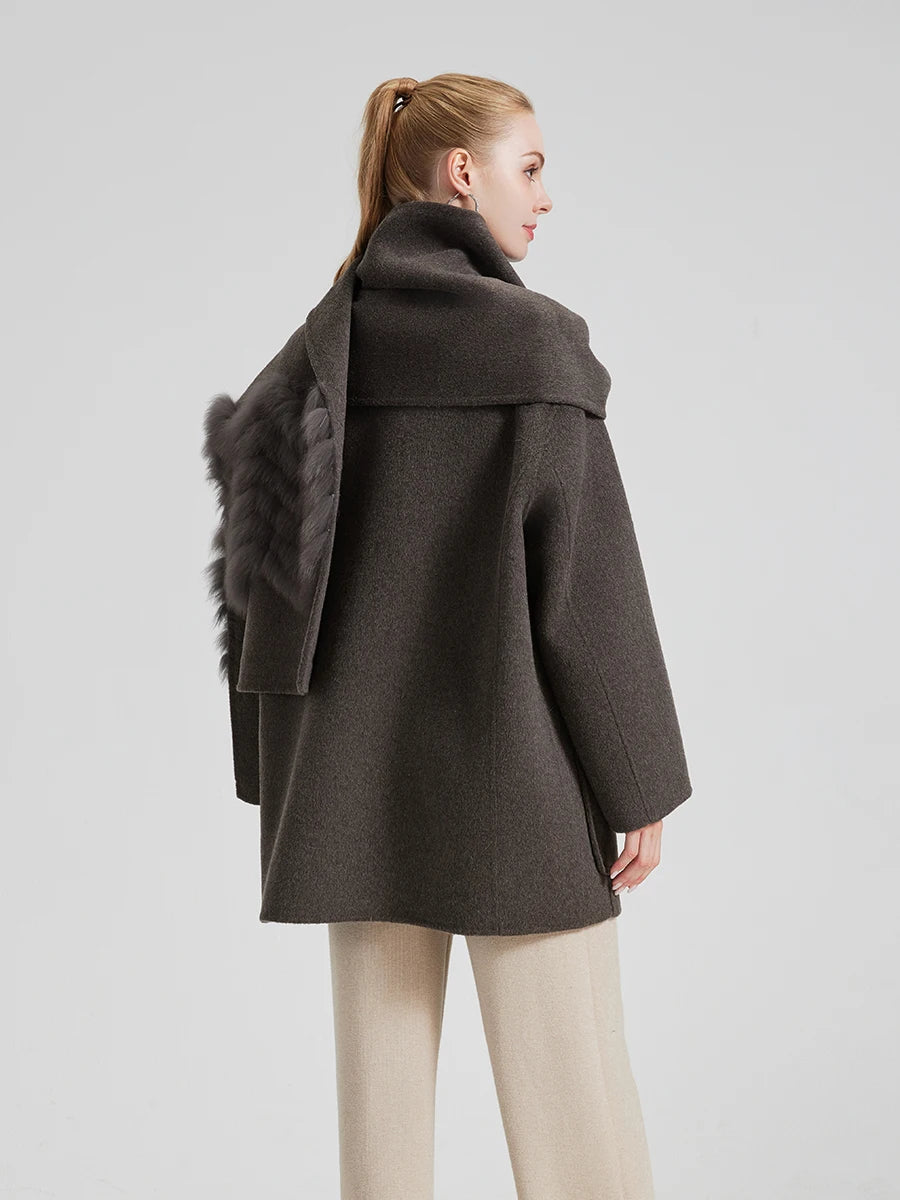 THE SEROVA CASHMERE WOOL COAT