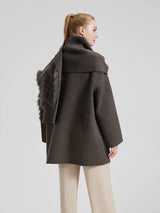 THE SEROVA CASHMERE WOOL COAT