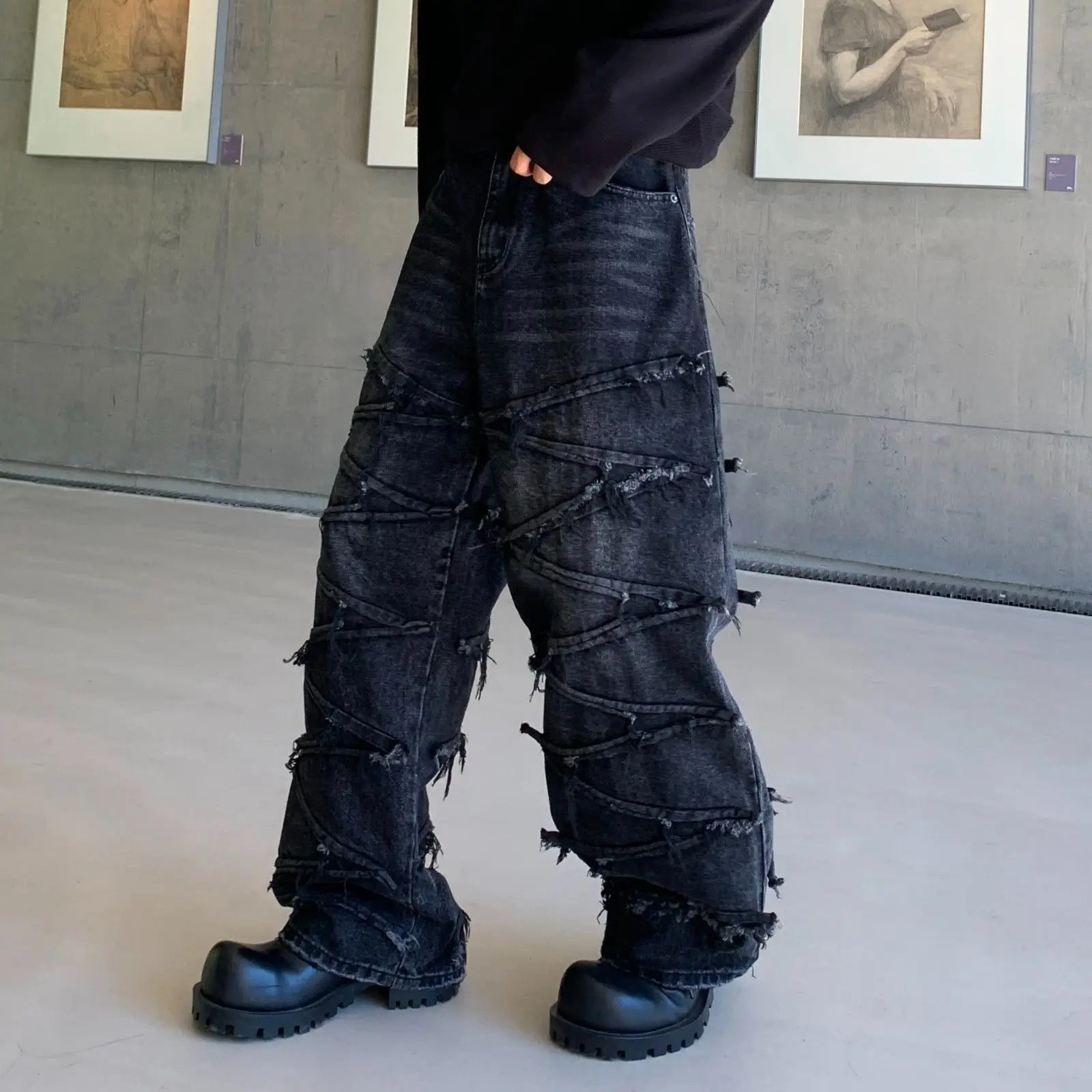 RAZEN RAW-EDGE DENIM