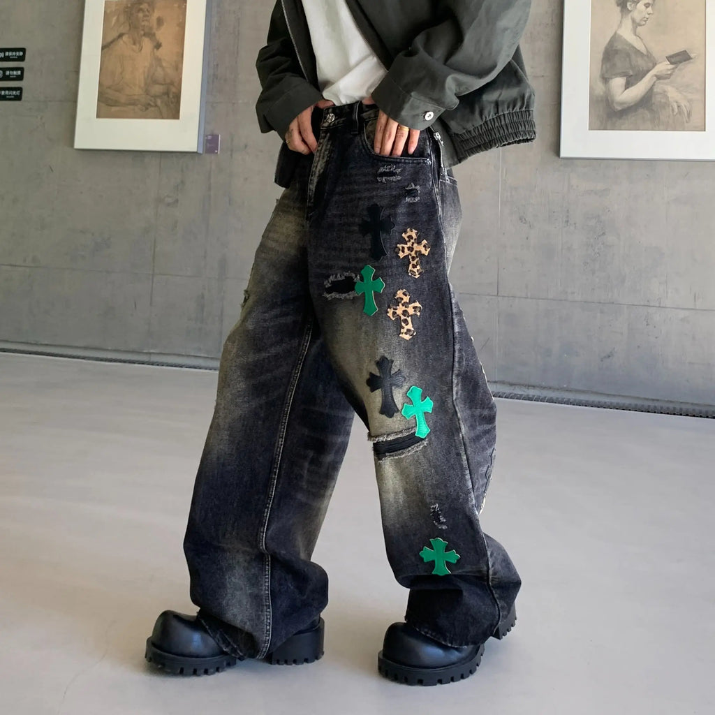 THE NOXIS CROSS-STITCH STREETWEAR DENIM