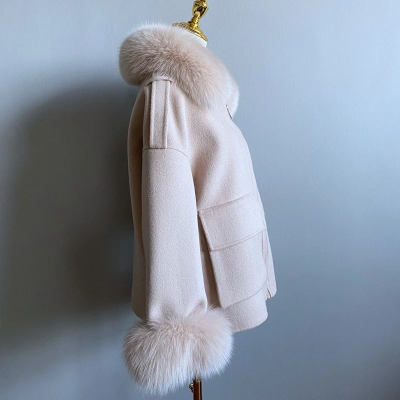 THE EVALENE CASHMERE WOOL FUR