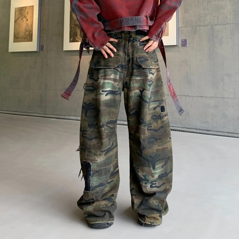 THE HAVOC CAMO PATCHWORK DENIM