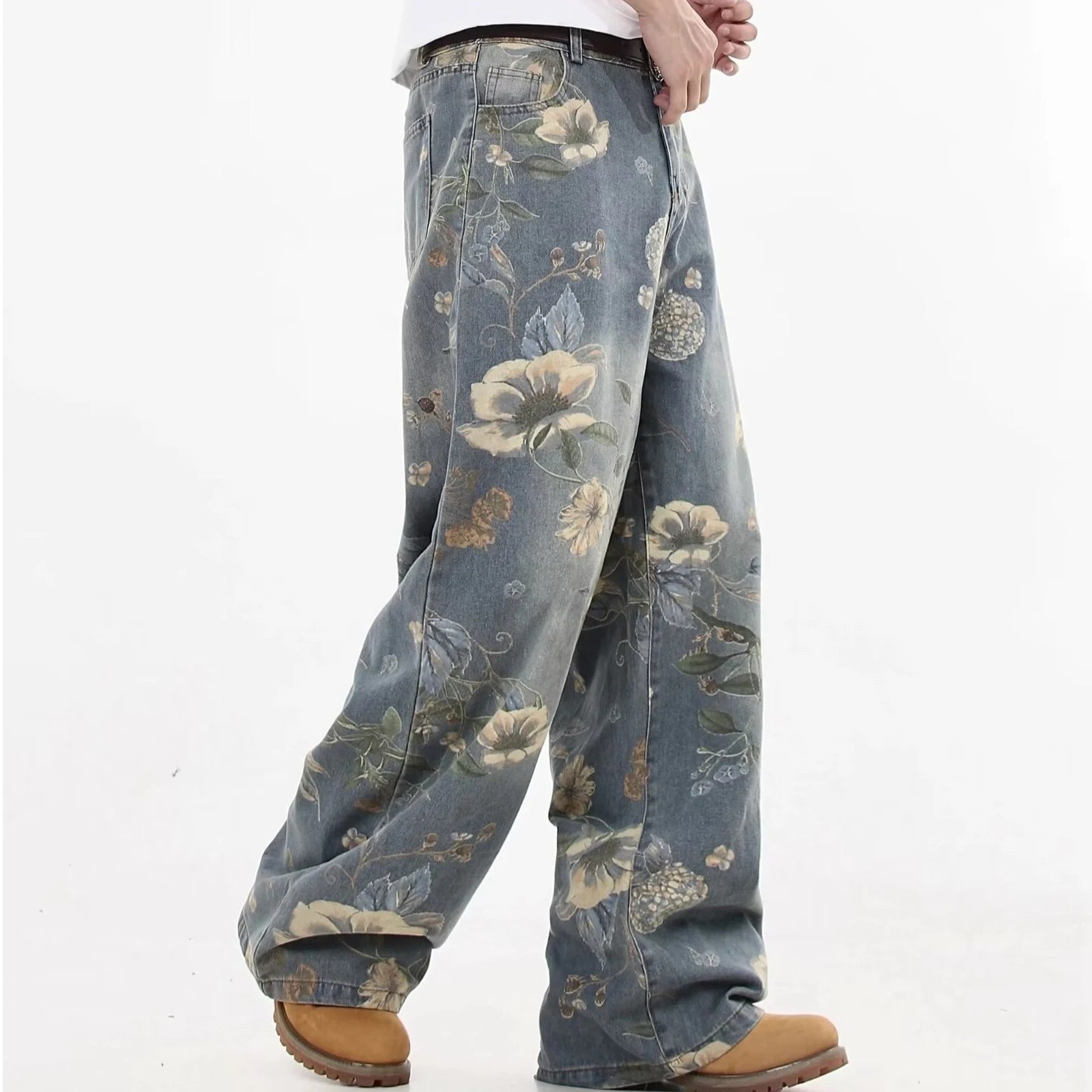 THE AZURE BLOOM STREETWEAR JEANS