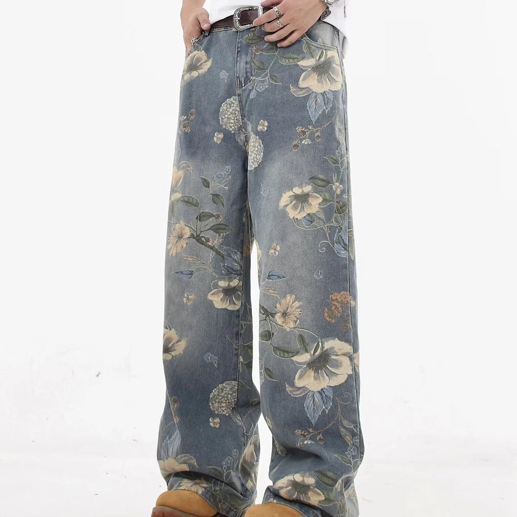 THE AZURE BLOOM STREETWEAR JEANS