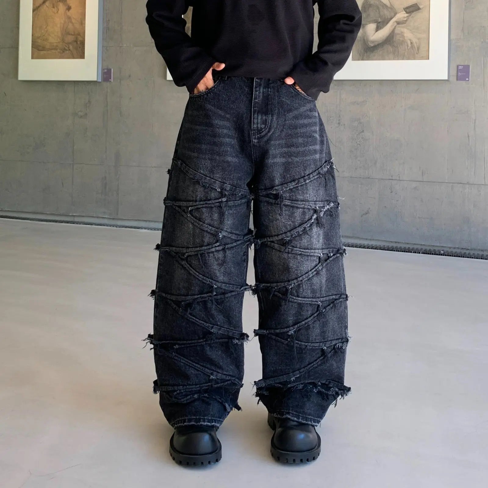 RAZEN RAW-EDGE DENIM