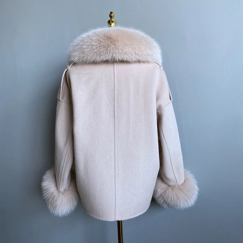 THE EVALENE CASHMERE WOOL FUR