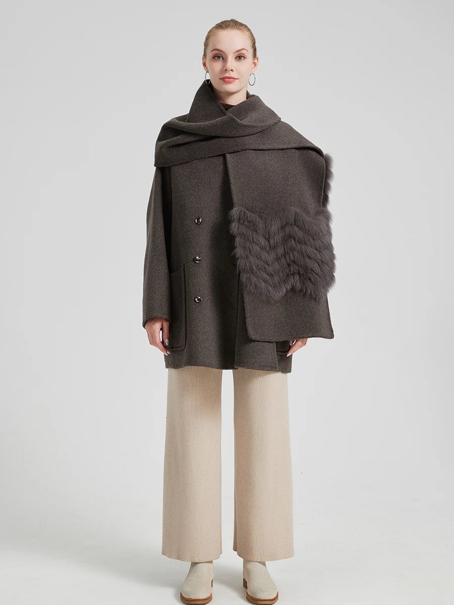 THE SEROVA CASHMERE WOOL COAT