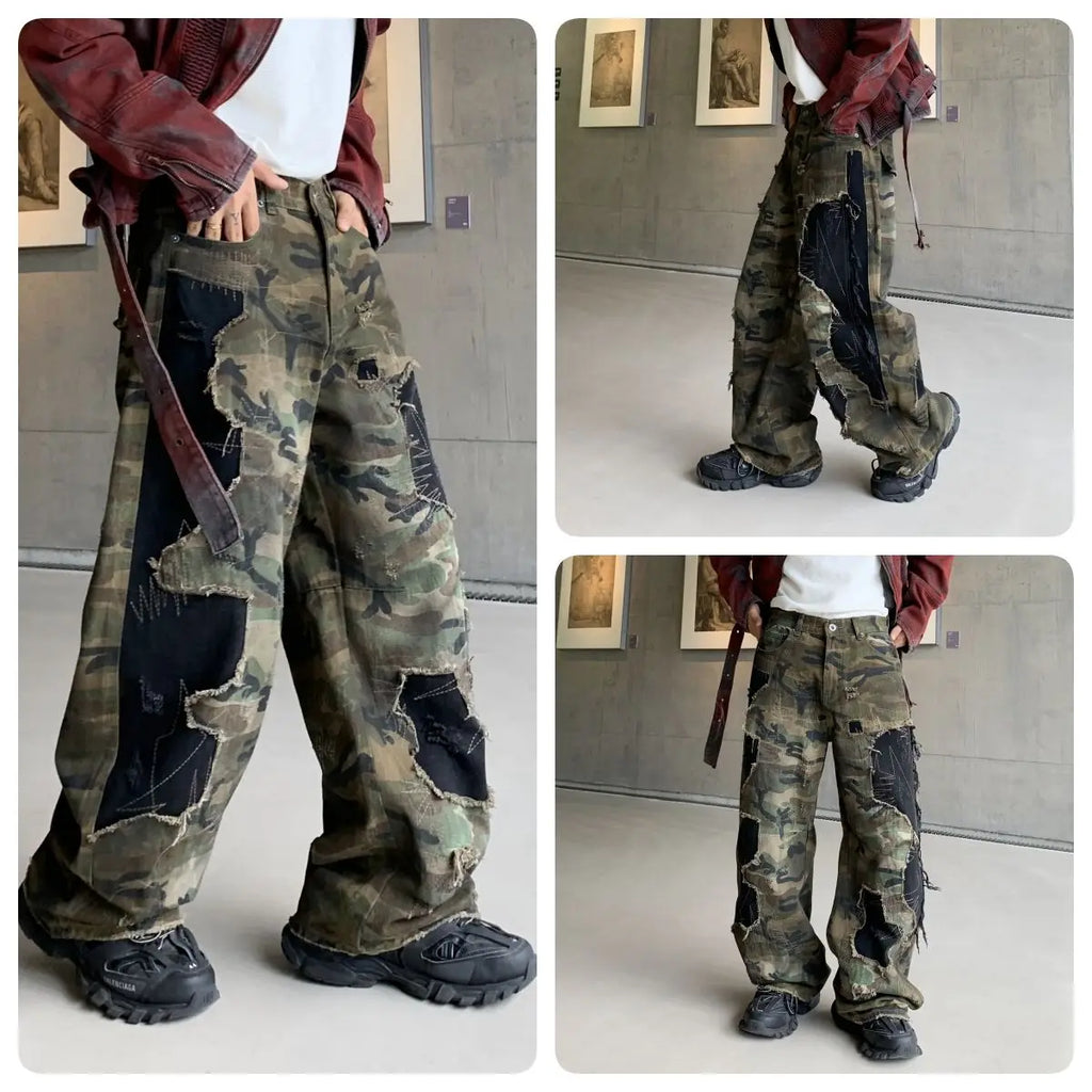 THE HAVOC CAMO PATCHWORK DENIM