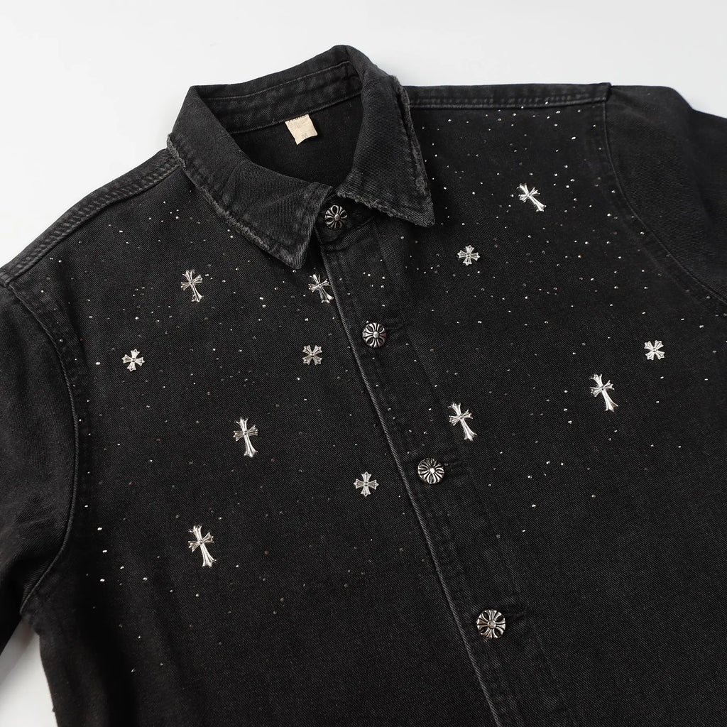 THE STARRY CROSS DENIM JACKET