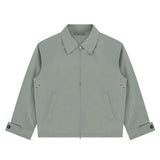 THE BV PLAID BACK-ZIP STREETWEAR JACKET