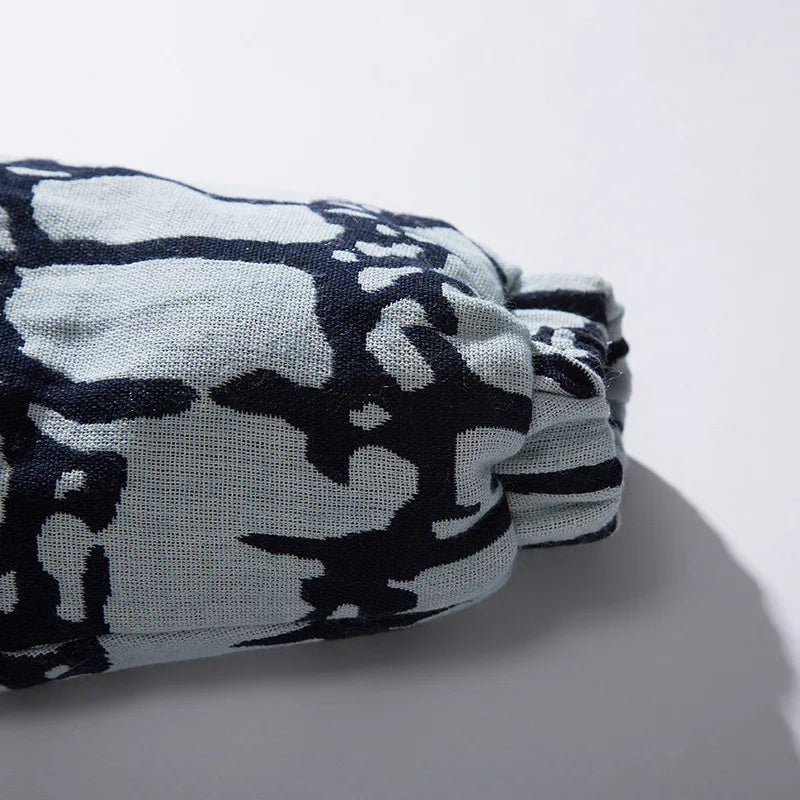 THE PATCHWORK DENIM PUFFER JACKET