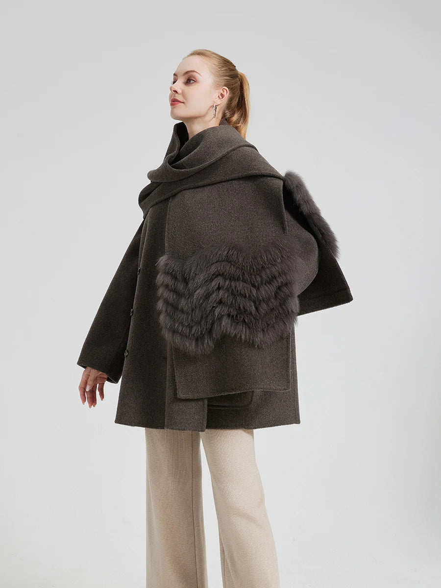 THE SEROVA CASHMERE WOOL COAT