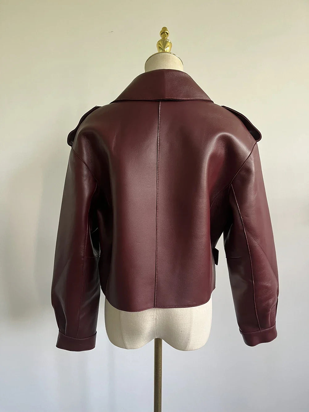 THE VALENCIA BOMBER LEATHER JACKET