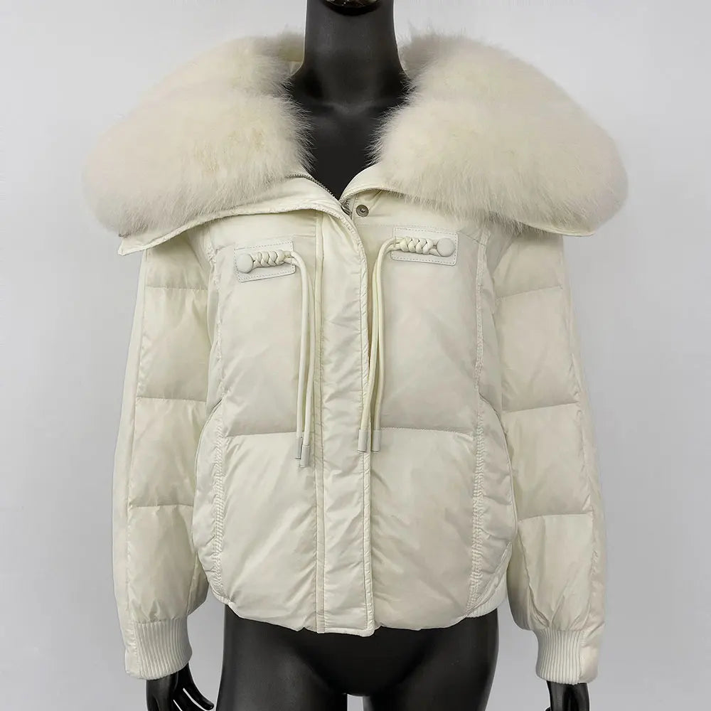 THE ALVARA FOX FUR WINTER COAT