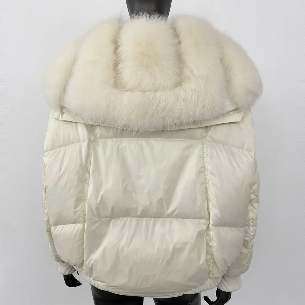 THE ALVARA FOX FUR WINTER COAT