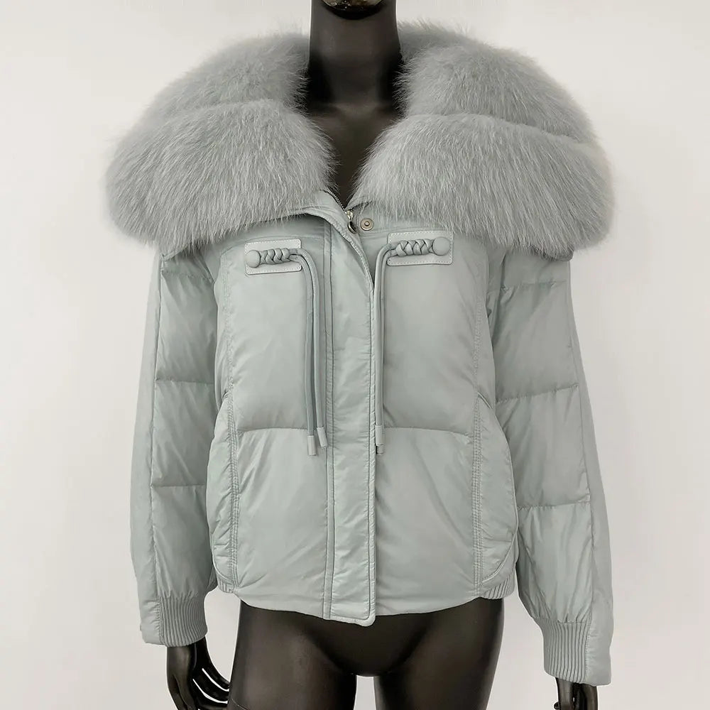 THE ALVARA FOX FUR WINTER COAT