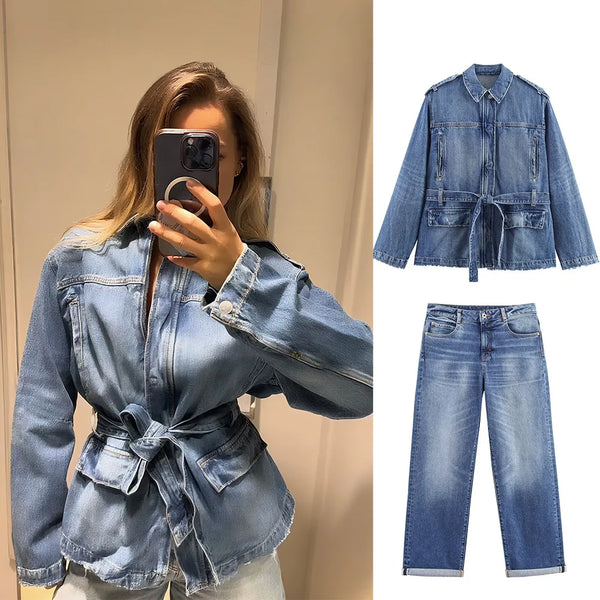 THE VARENA AUTUMN DENIM SET