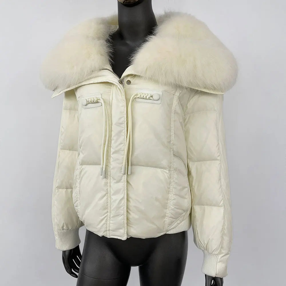 THE ALVARA FOX FUR WINTER COAT