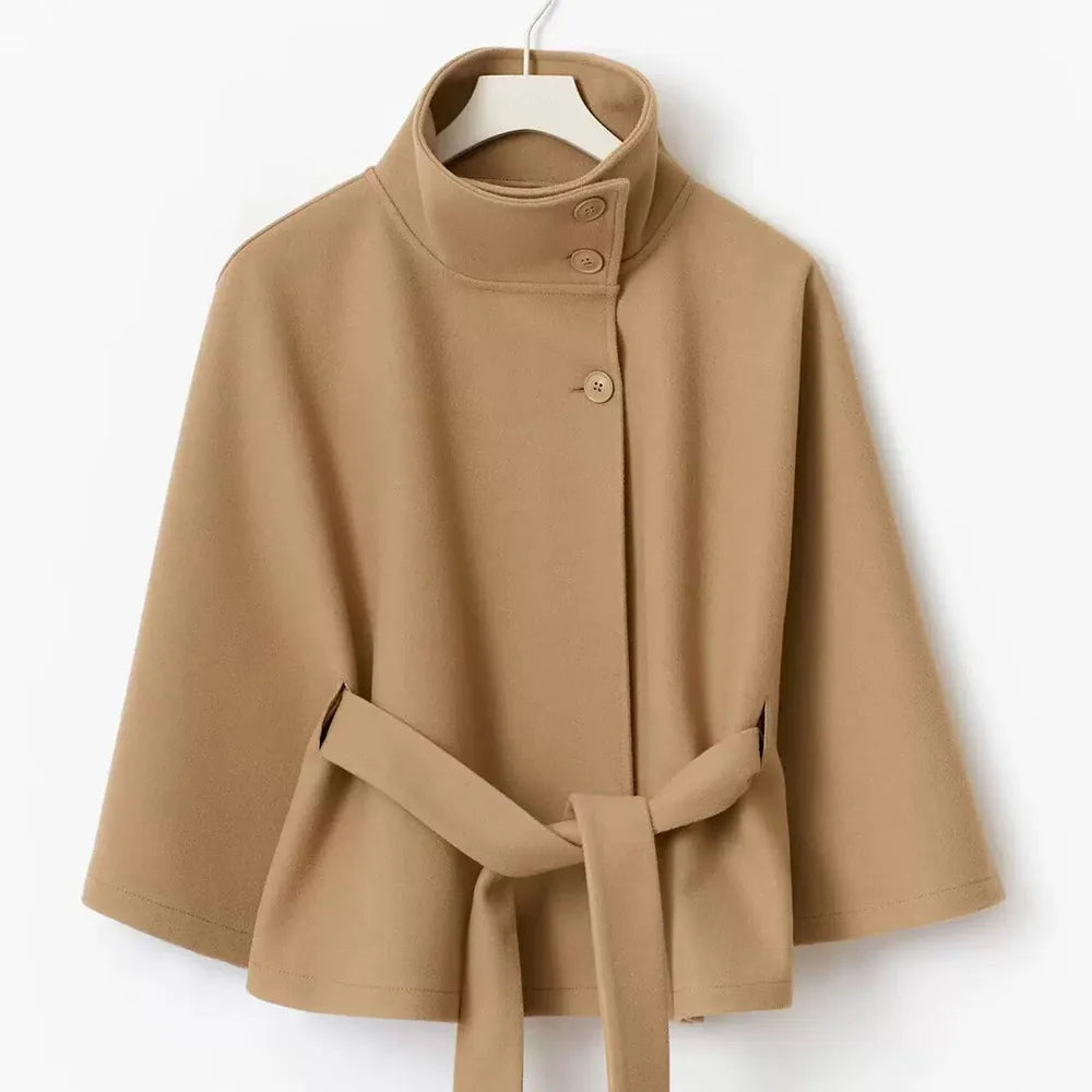 THE SERENA WOMEN'S VINTAGE PONCHO COAT