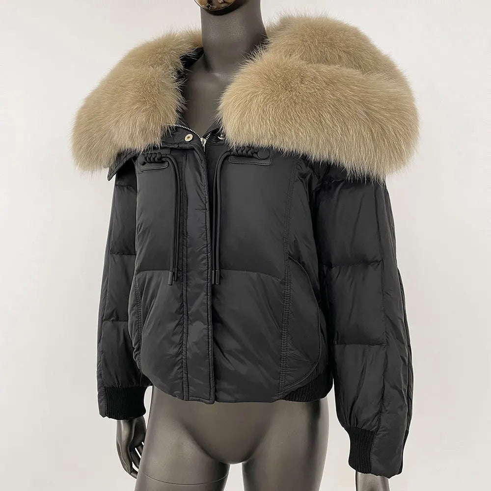 THE ALVARA FOX FUR WINTER COAT
