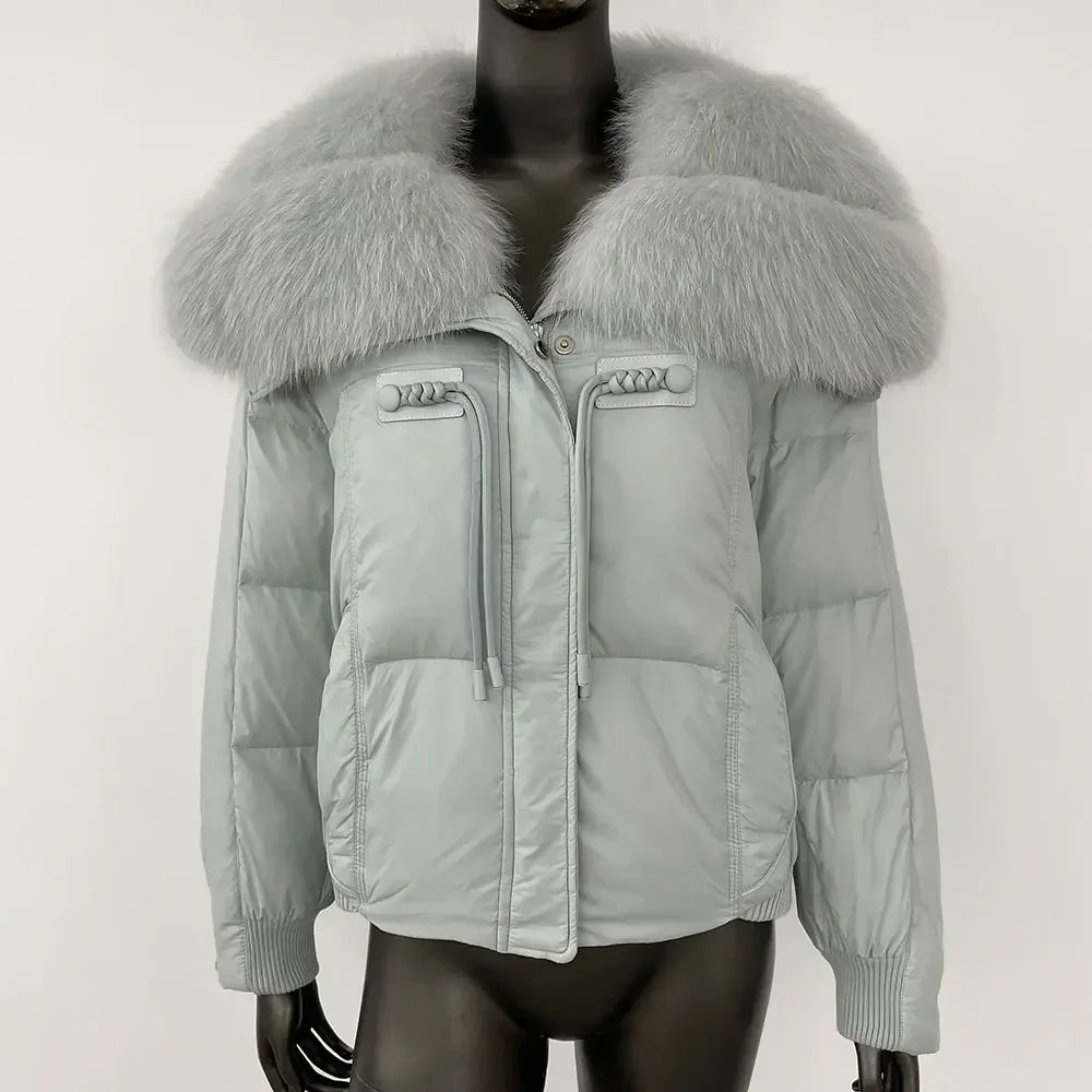 THE ALVARA FOX FUR WINTER COAT