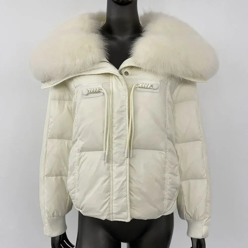 THE ALVARA FOX FUR WINTER COAT