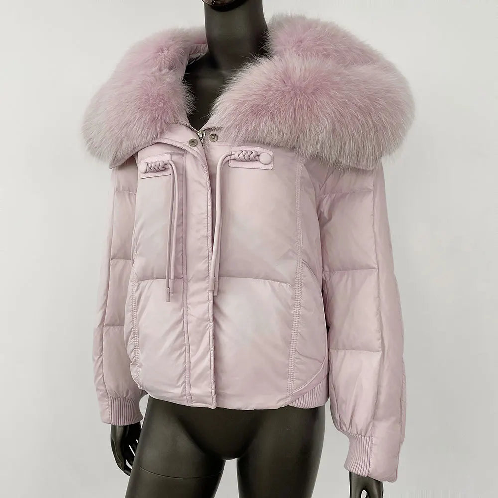 THE ALVARA FOX FUR WINTER COAT