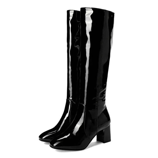 THE SIRENA VINYL BOOTS