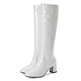 THE SIRENA VINYL BOOTS