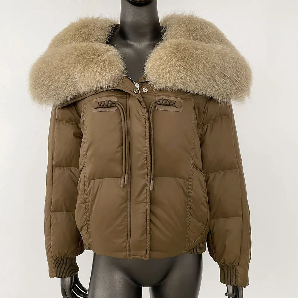 THE ALVARA FOX FUR WINTER COAT