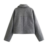 THE CELENE TWEED CROP JACKET
