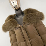 THE ALVARA FOX FUR WINTER COAT